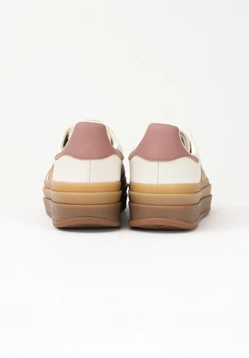 Sneakers Gazelle Bold beige da donna miniatura 2