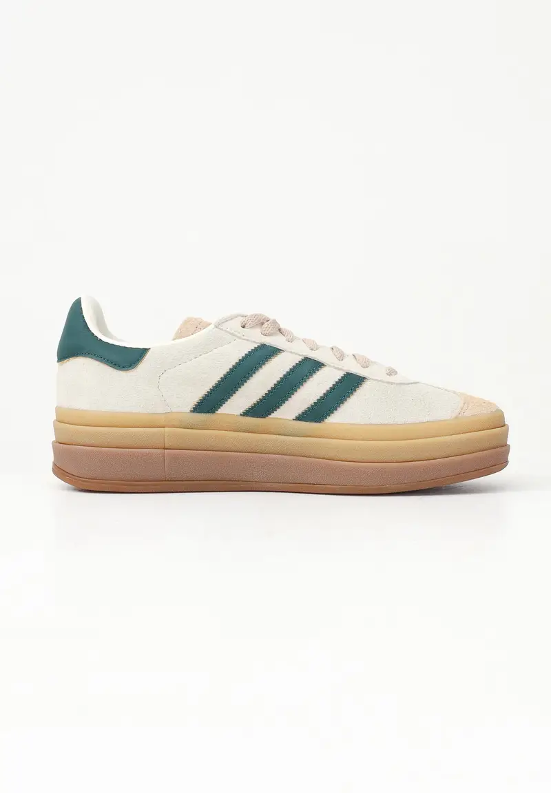 ADIDAS ORIGINALS Sneakers Gazelle Bold beige e verdi da donna miniatura 2
