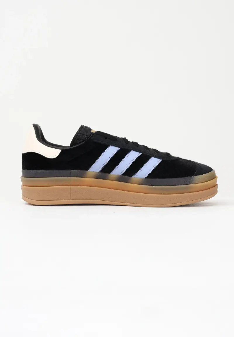 Sneakers Gazelle Bold nera da donna miniatura 3