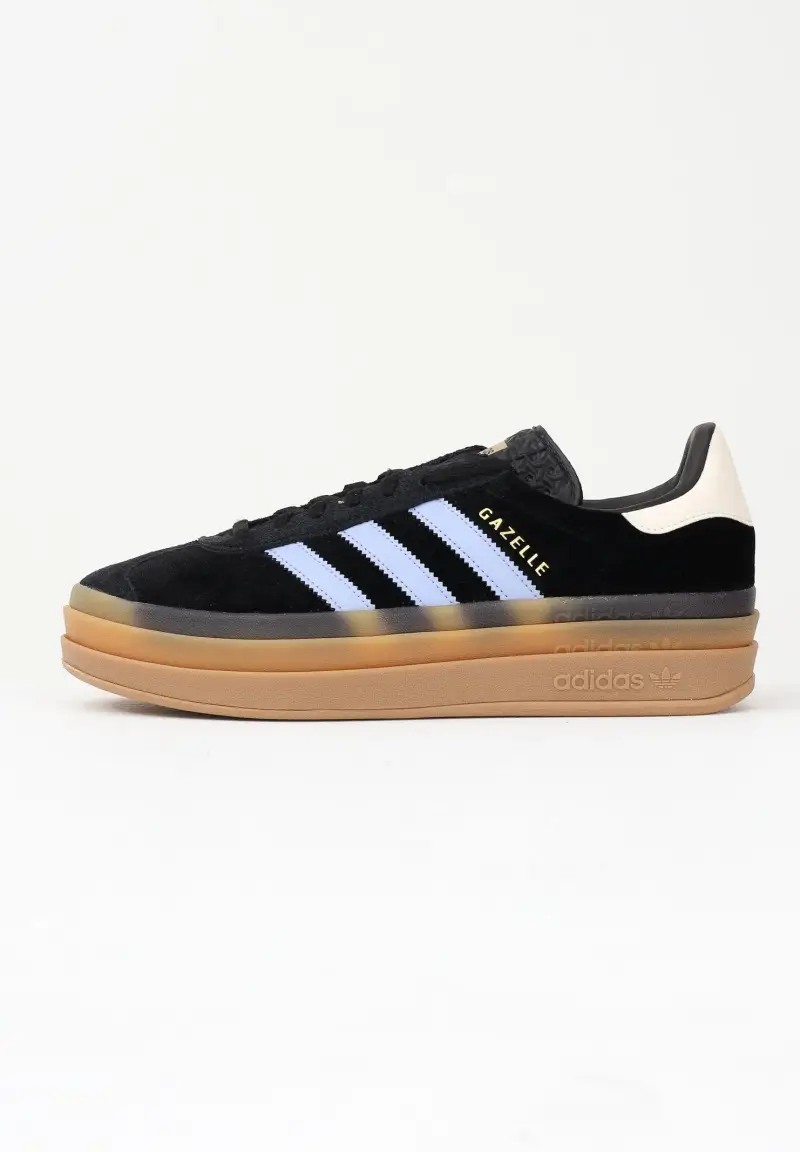 Sneakers Gazelle Bold nera da donna