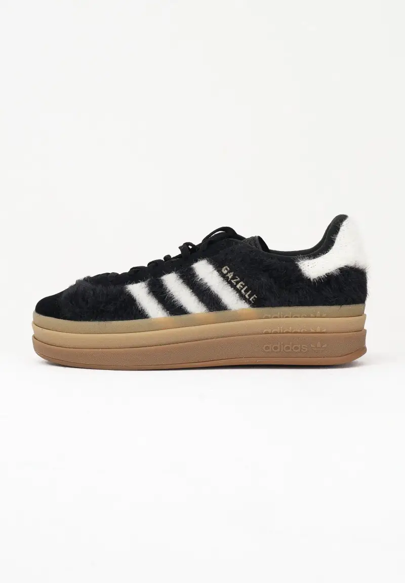 Sneakers GAZELLE BOLD nere da donna
