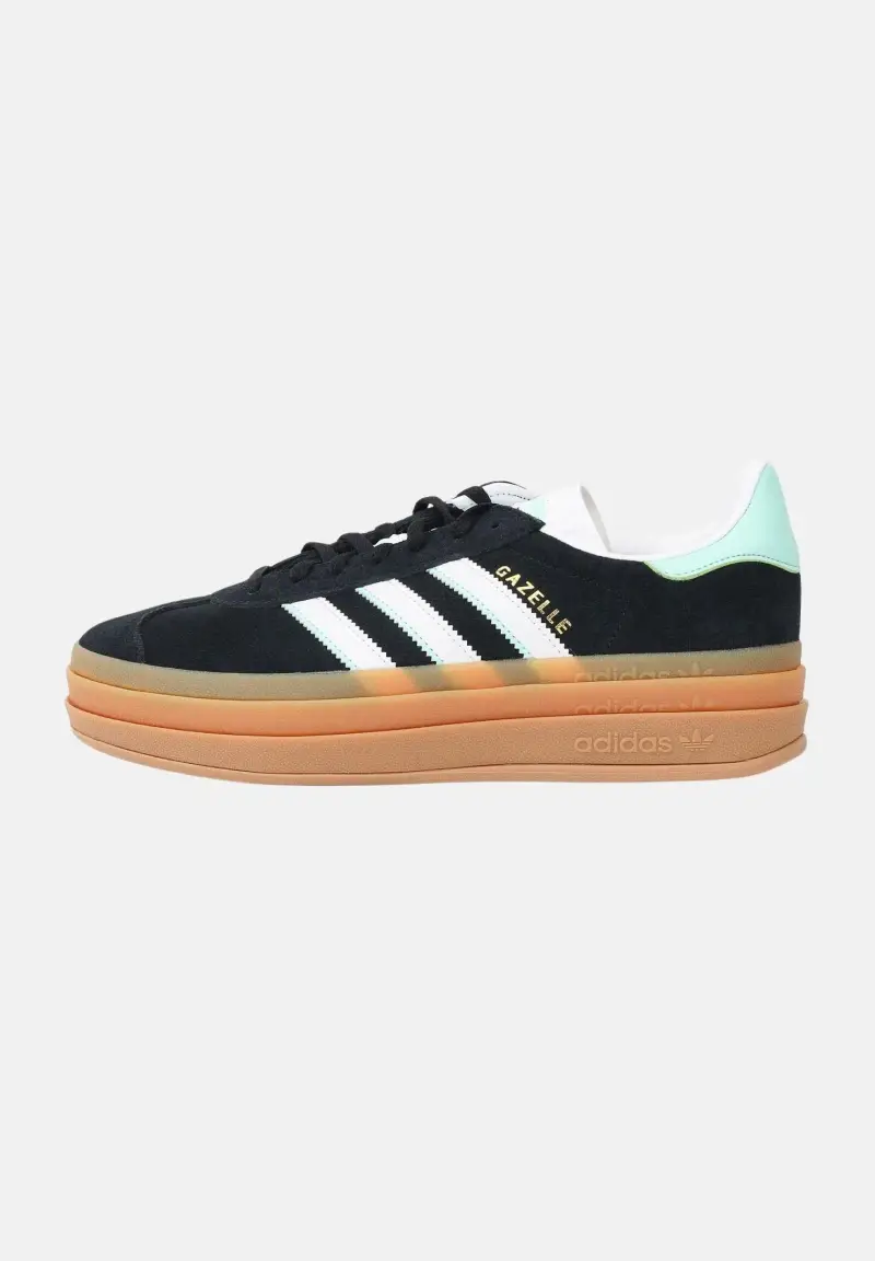 Sneakers GAZELLE BOLD nere da donna