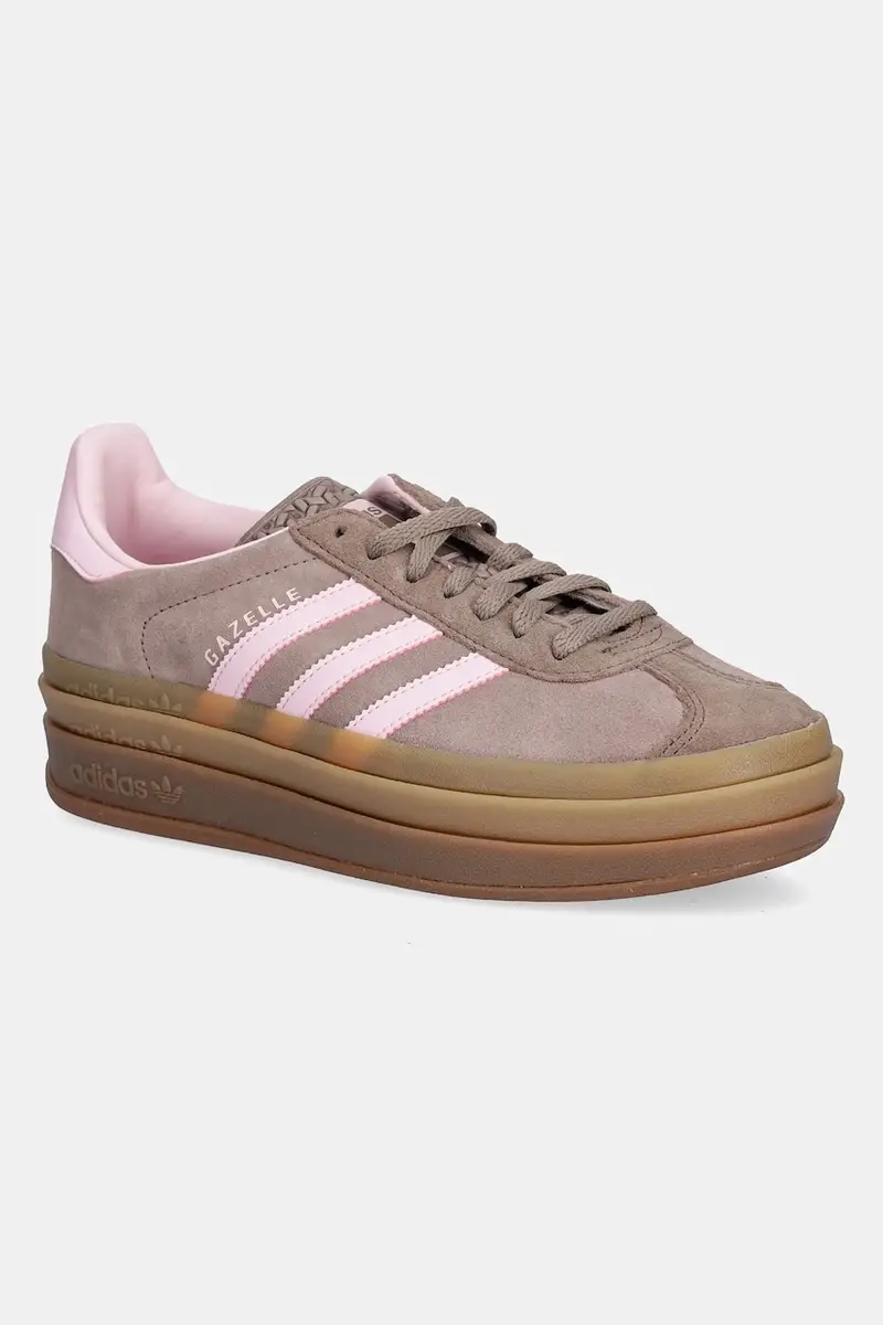 sneakers Gazelle Bold W colore marrone JQ6436