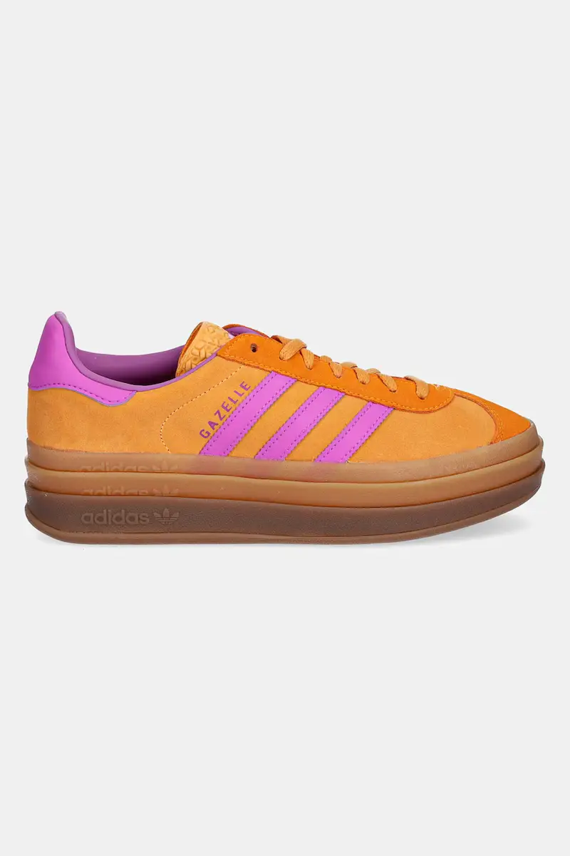 sneakers Gazelle Bold W donna colore arancione JS3895 miniatura 2