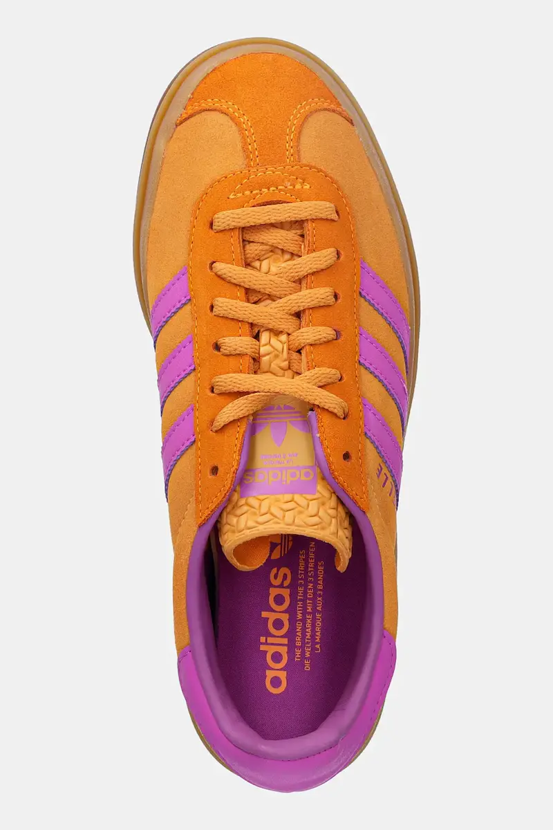 sneakers Gazelle Bold W donna colore arancione JS3895 miniatura 4