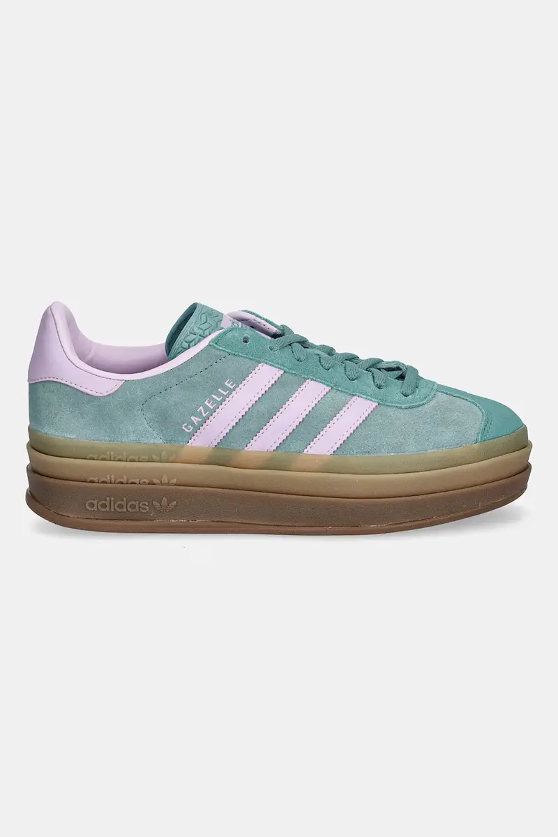 sneakers Gazelle Bold W donna colore verde JS3894 miniatura 2