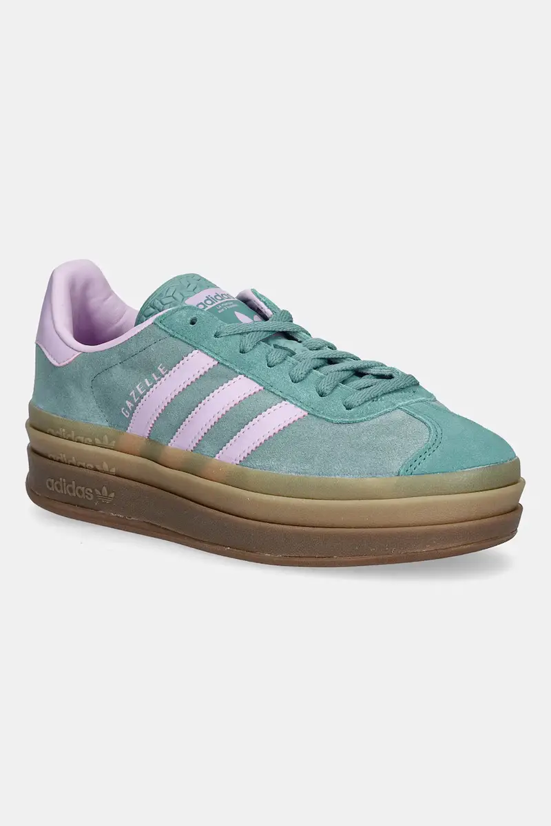 sneakers Gazelle Bold W donna colore verde JS3894