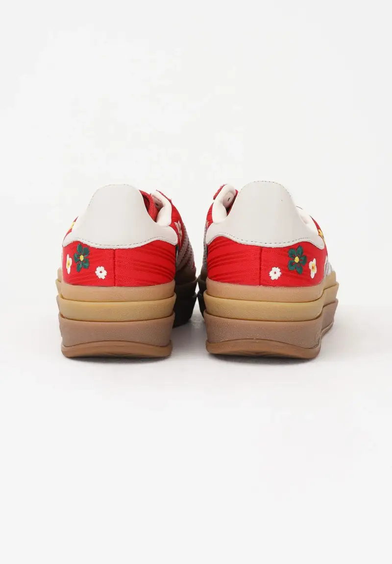Sneakers Gazelle Bold x Liberty London rosse da donna miniatura 2