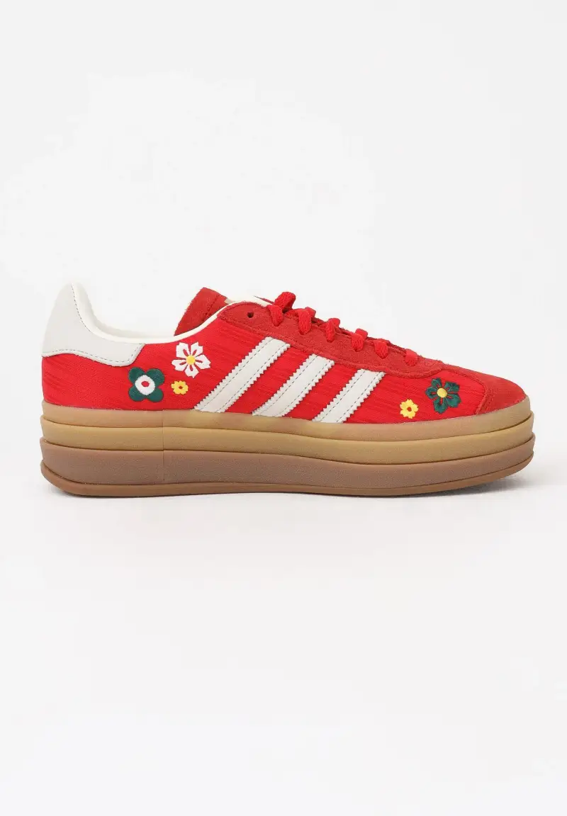 Sneakers Gazelle Bold x Liberty London rosse da donna miniatura 3