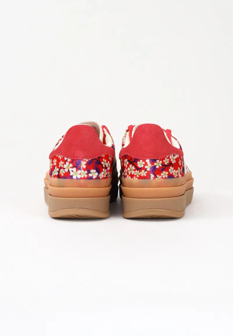 Sneakers Gazelle Bold x Liberty London rosso fragola da donna miniatura 2