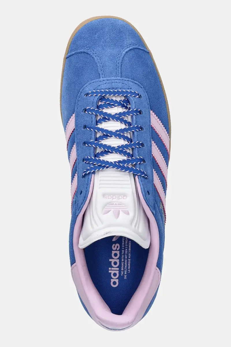 sneakers Gazelle donna colore blu JH7219 miniatura 4
