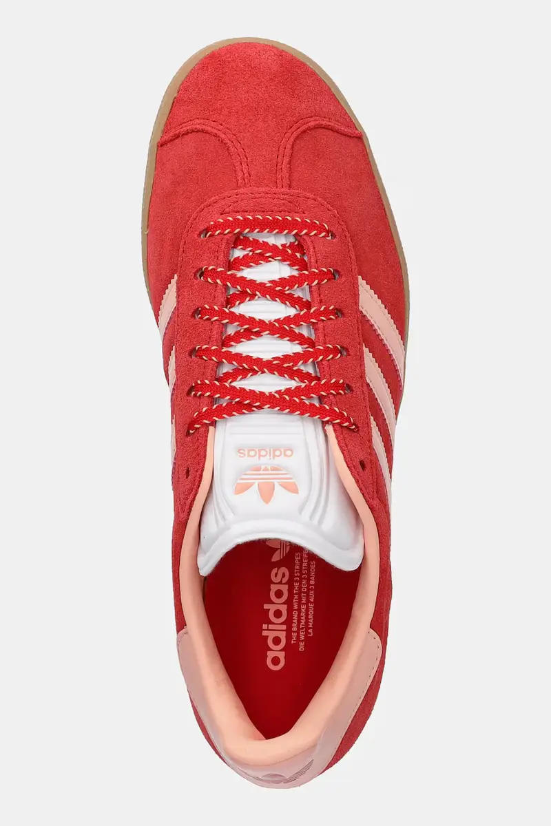 sneakers Gazelle donna colore rosso JH7217 miniatura 4