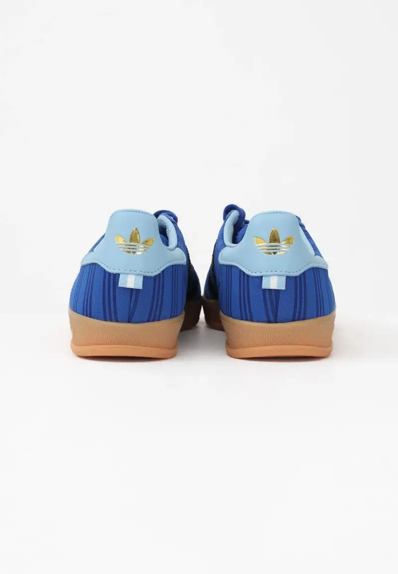 Sneakers Gazelle Indoor Argentina blu e nere per uomo e donna miniatura 2