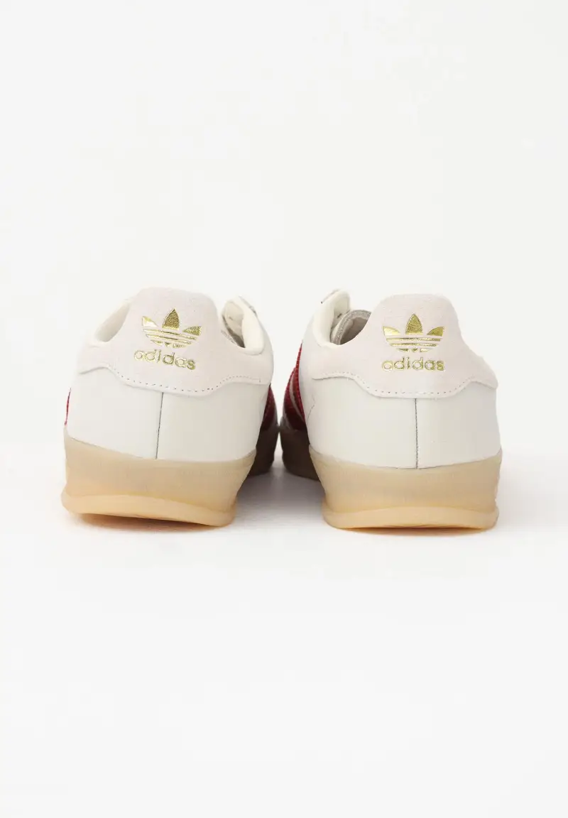 Sneakers GAZELLE INDOOR AYAKKABI beige e rosse da uomo miniatura 2