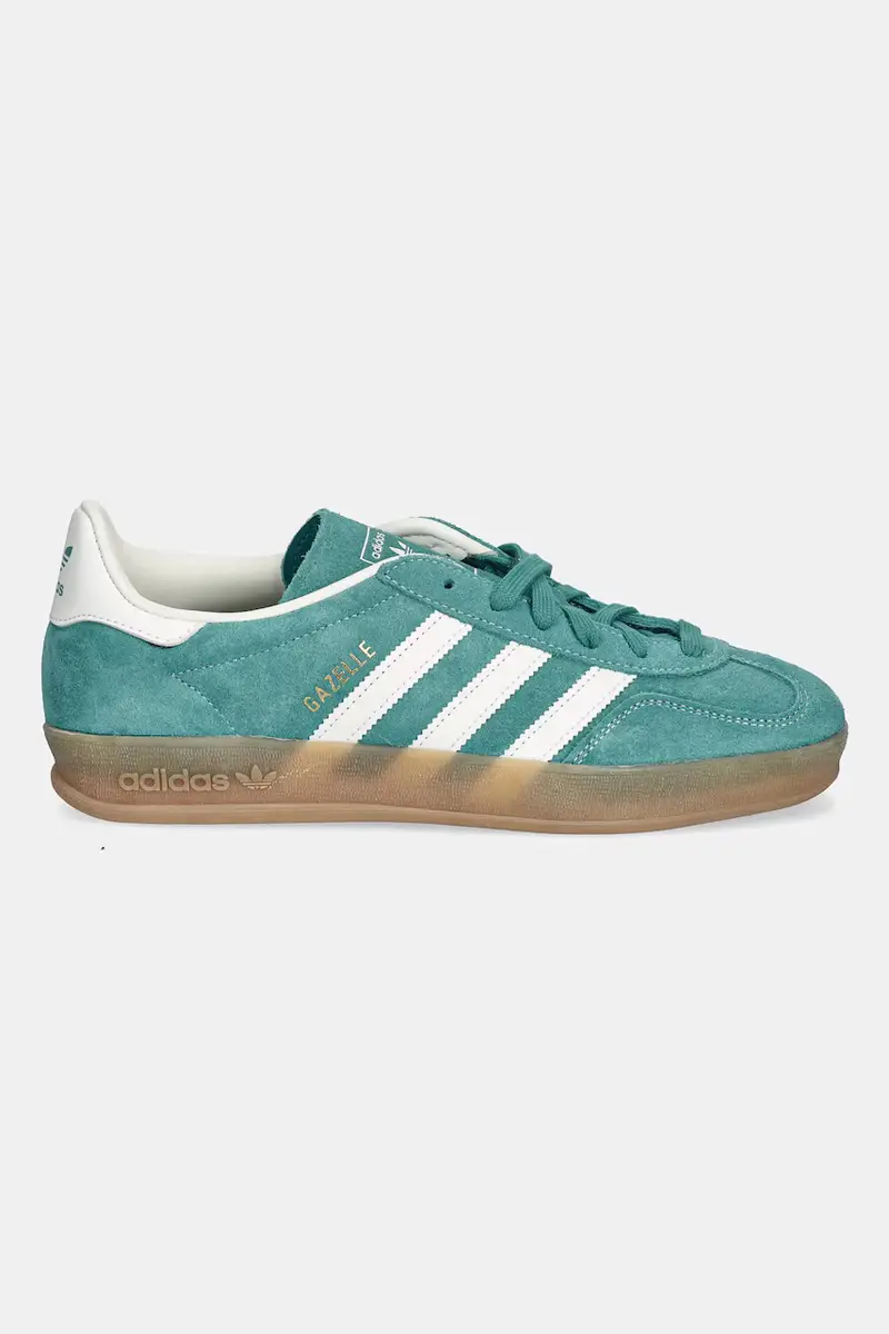 sneakers Gazelle Indoor colore turchese JQ8391 miniatura 2