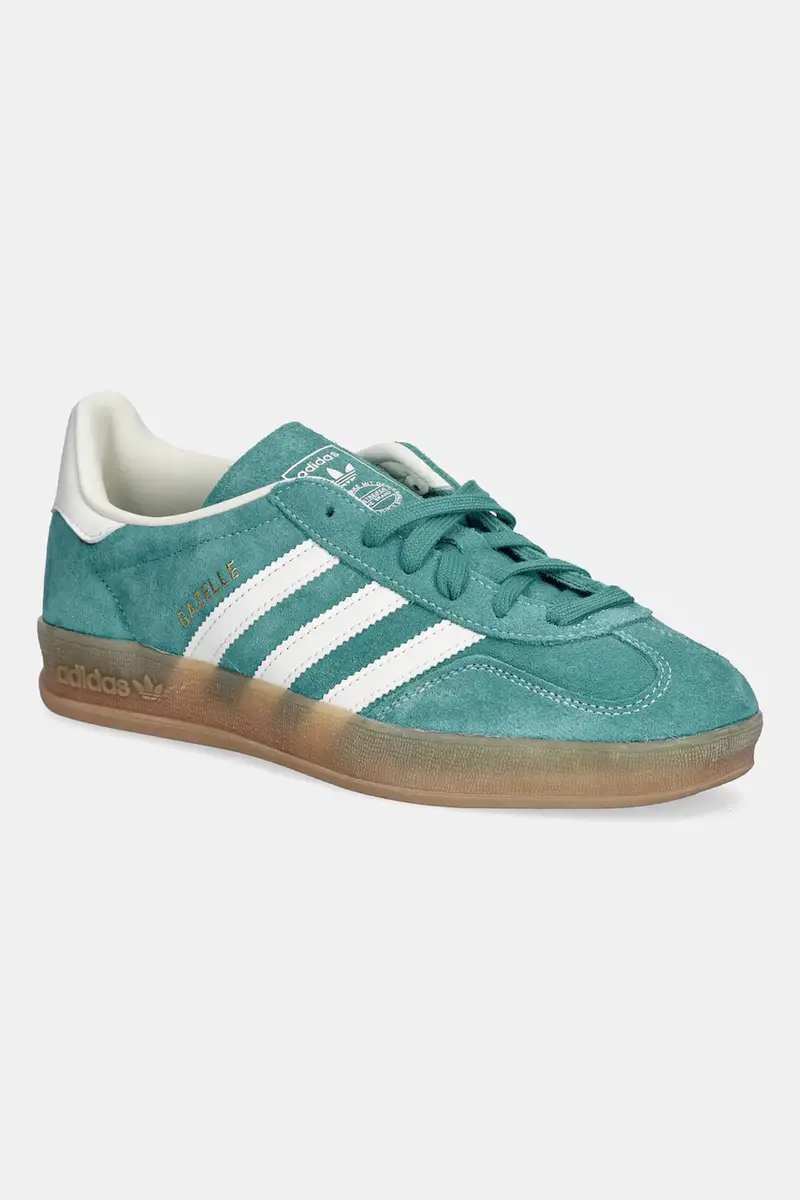 sneakers Gazelle Indoor colore turchese JQ8391