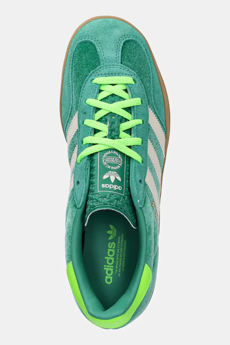 sneakers Gazelle Indoor colore verde JI2715 miniatura 4