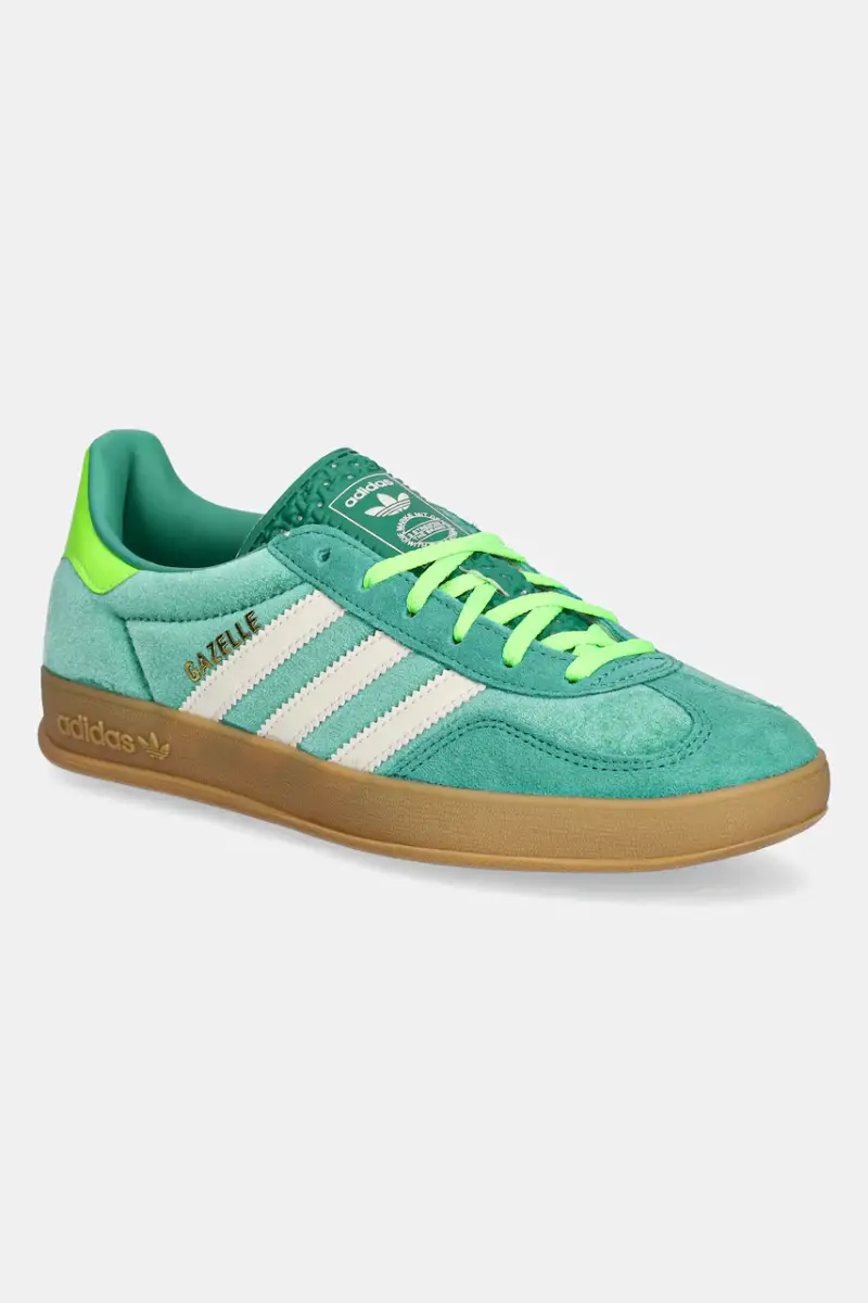 sneakers Gazelle Indoor colore verde JI2715