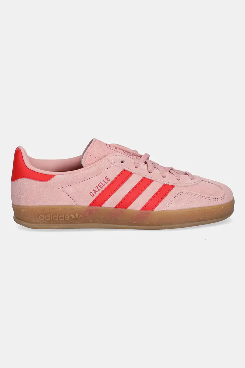 sneakers Gazelle Indoor donna colore arancione JQ1793 miniatura 2
