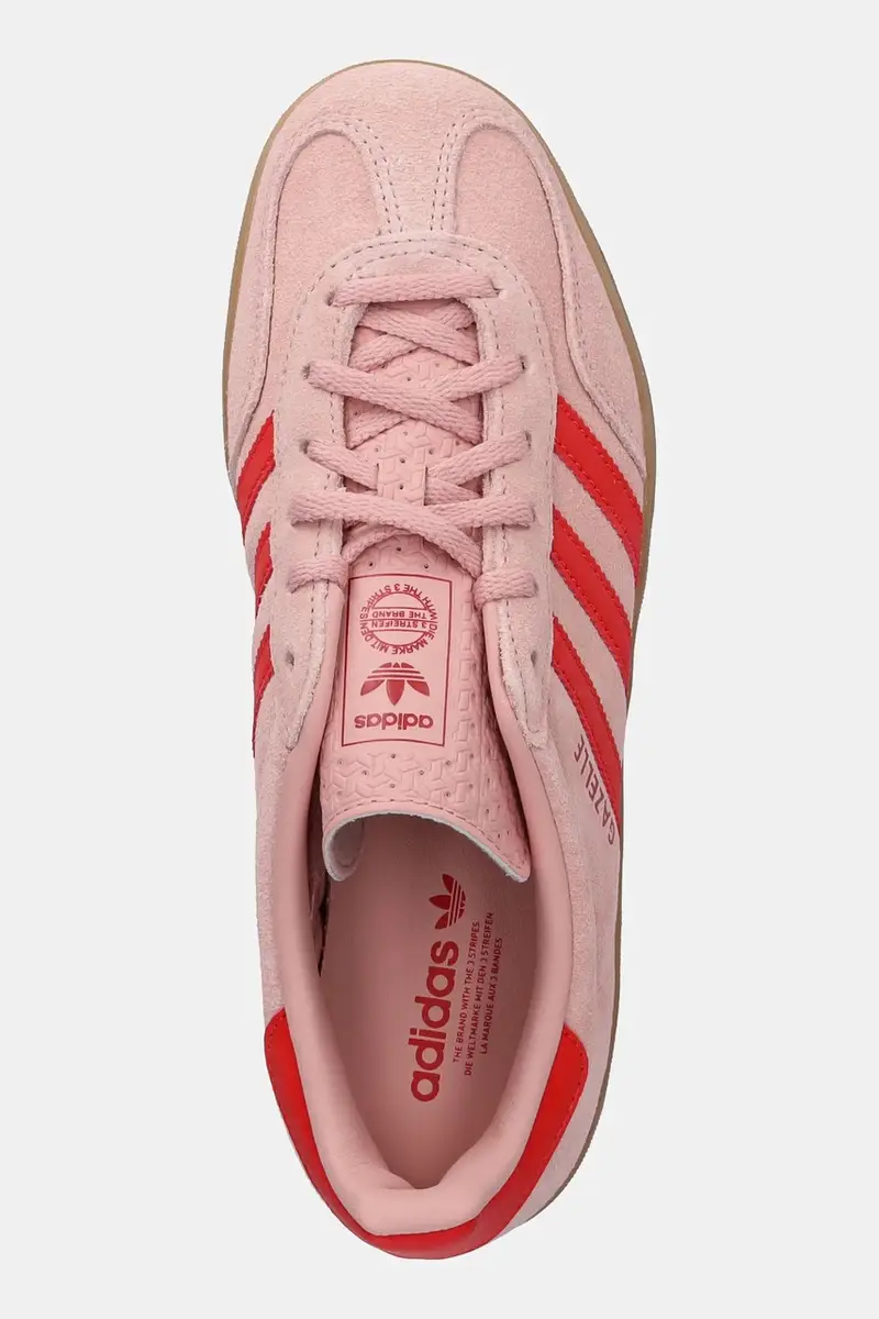 sneakers Gazelle Indoor donna colore arancione JQ1793 miniatura 4