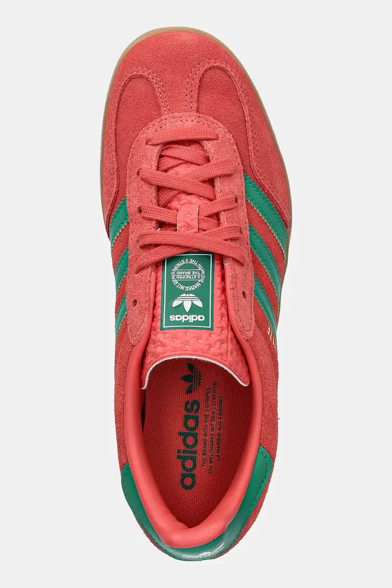 sneakers Gazelle Indoor donna colore rosso JH5407 miniatura 4