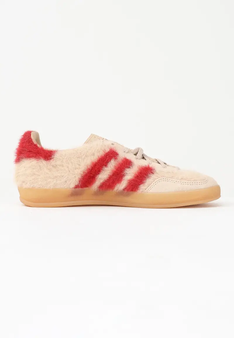 Sneakers Gazelle Indoor Fur Tan beige da donna miniatura 3