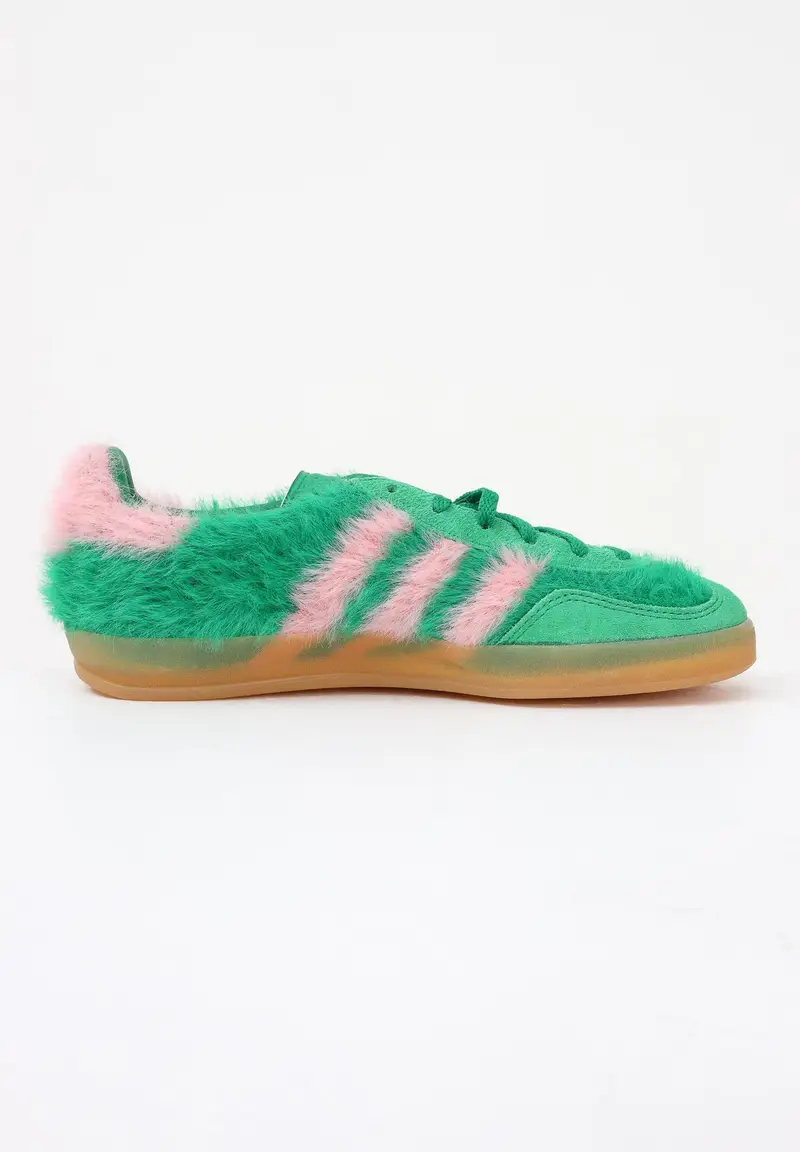 Sneakers Gazelle Indoor Fur Tan verdi da donna miniatura 3
