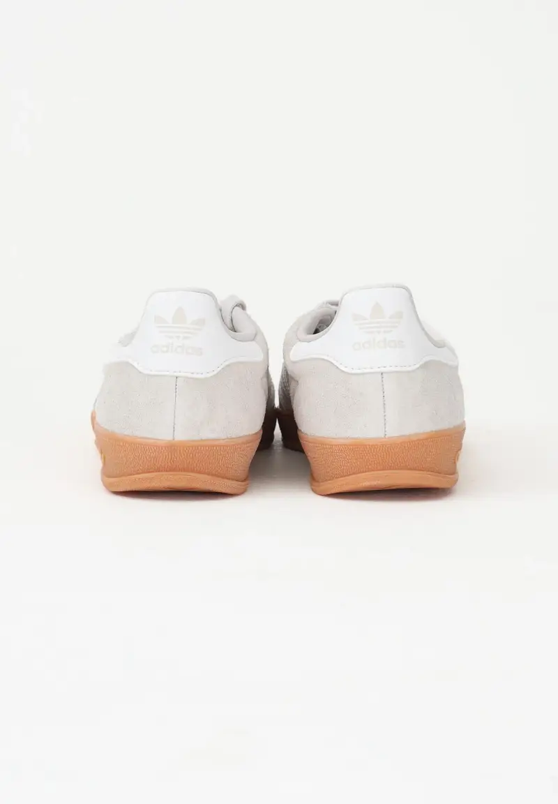 Sneakers Gazelle Indoor grigio chiaro da uomo miniatura 2