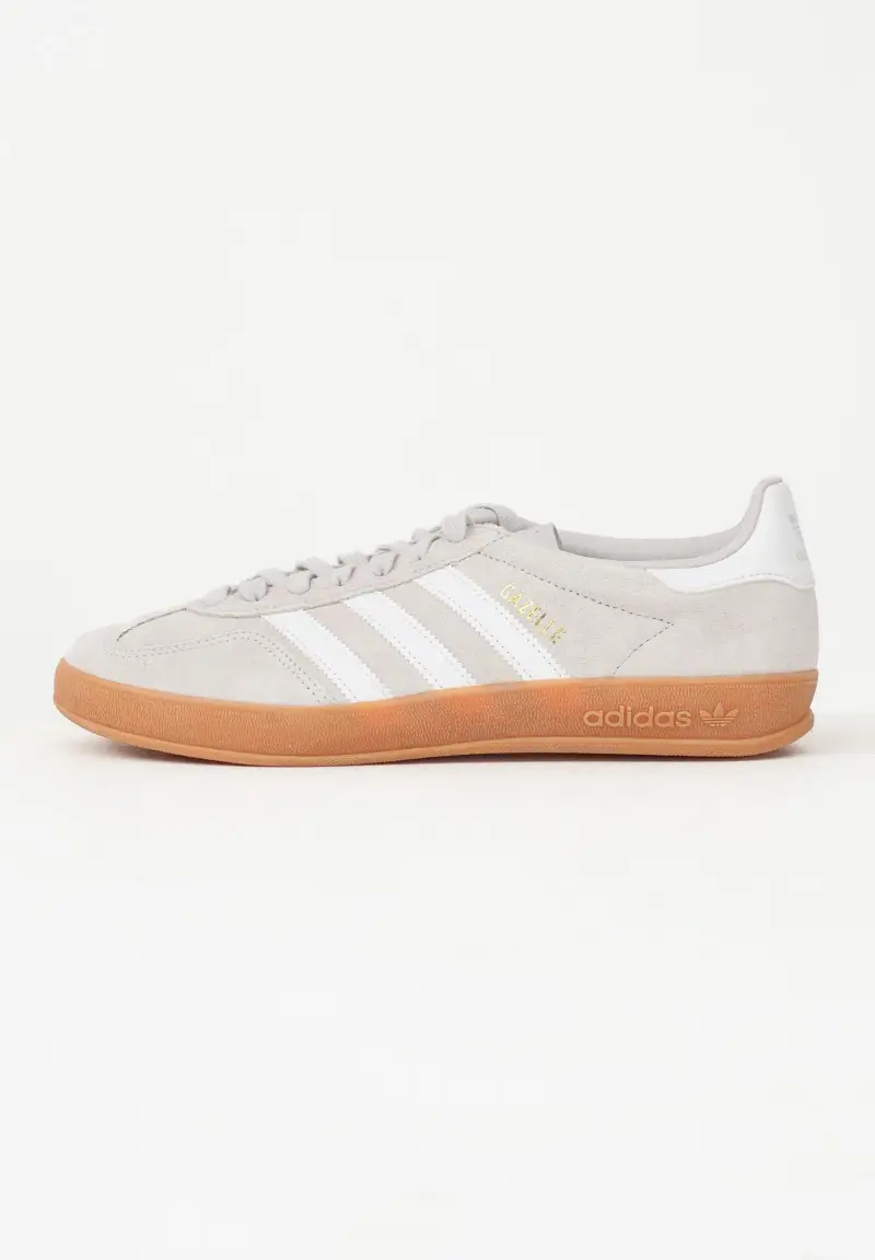 Sneakers Gazelle Indoor grigio chiaro da uomo