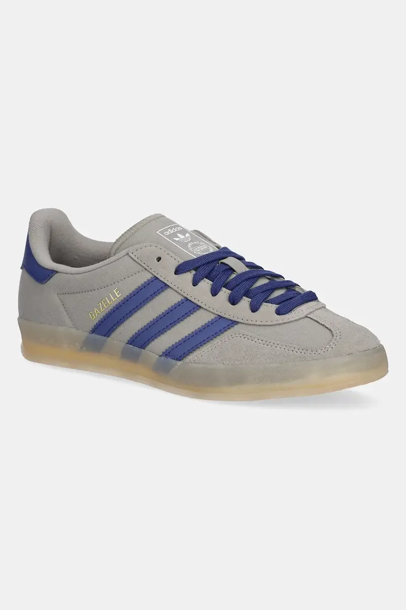 sneakers Gazelle Indoor uomo colore grigio JQ8390