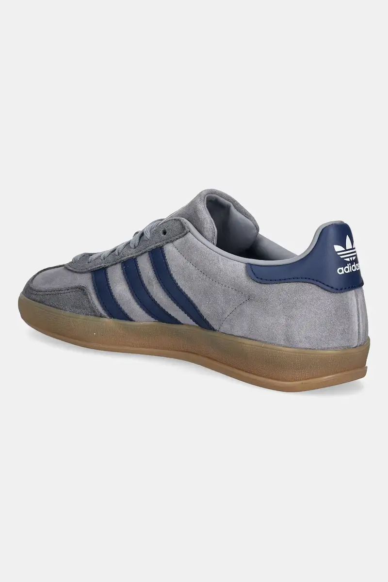 sneakers Gazelle Indoor uomo colore grigio JQ8397 miniatura 3