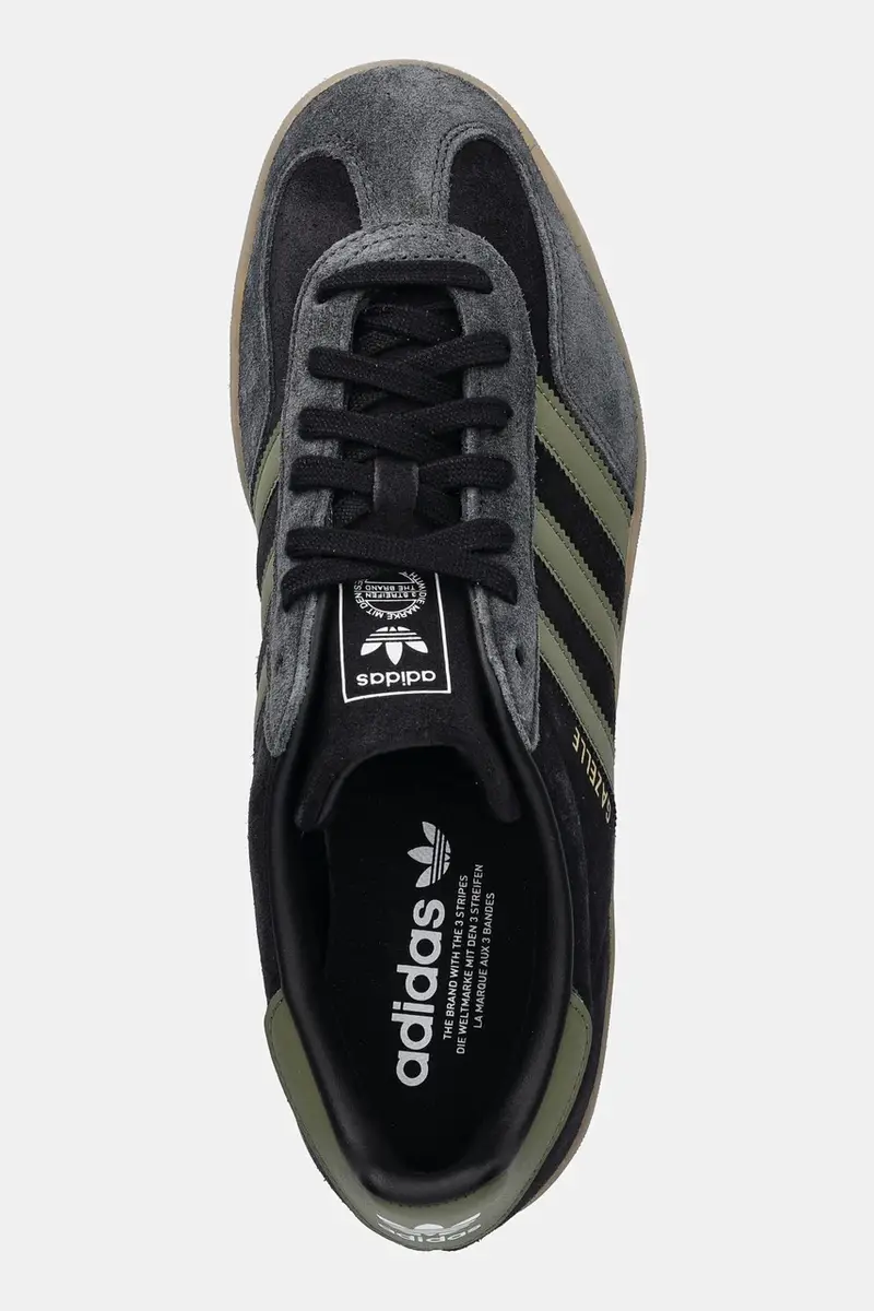 sneakers Gazelle Indoor uomo colore nero JQ8399 miniatura 4