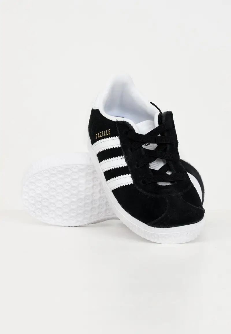 ADIDAS ORIGINALS Sneakers Gazelle nere da neonato miniatura 3
