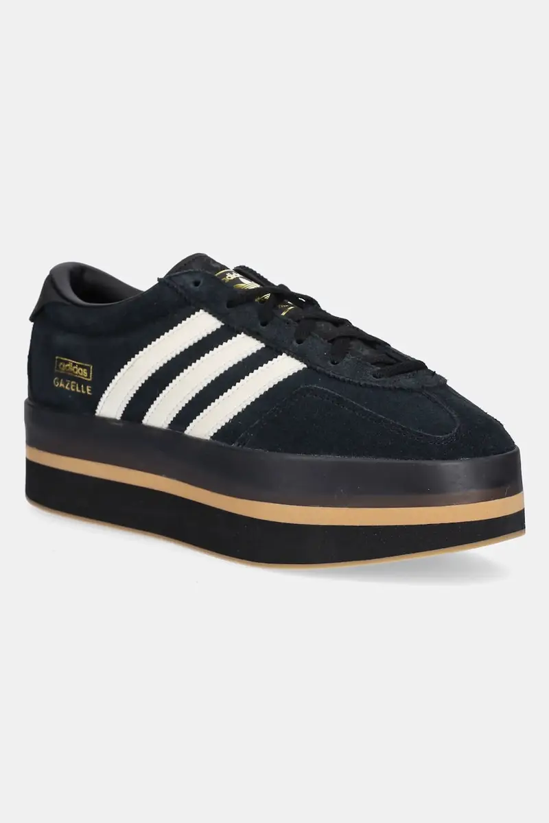 sneakers Gazelle Stack colore nero JS0239