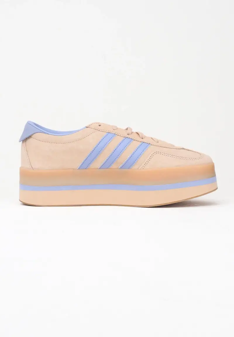Sneakers Gazelle Stack rosa pesca da donna miniatura 3