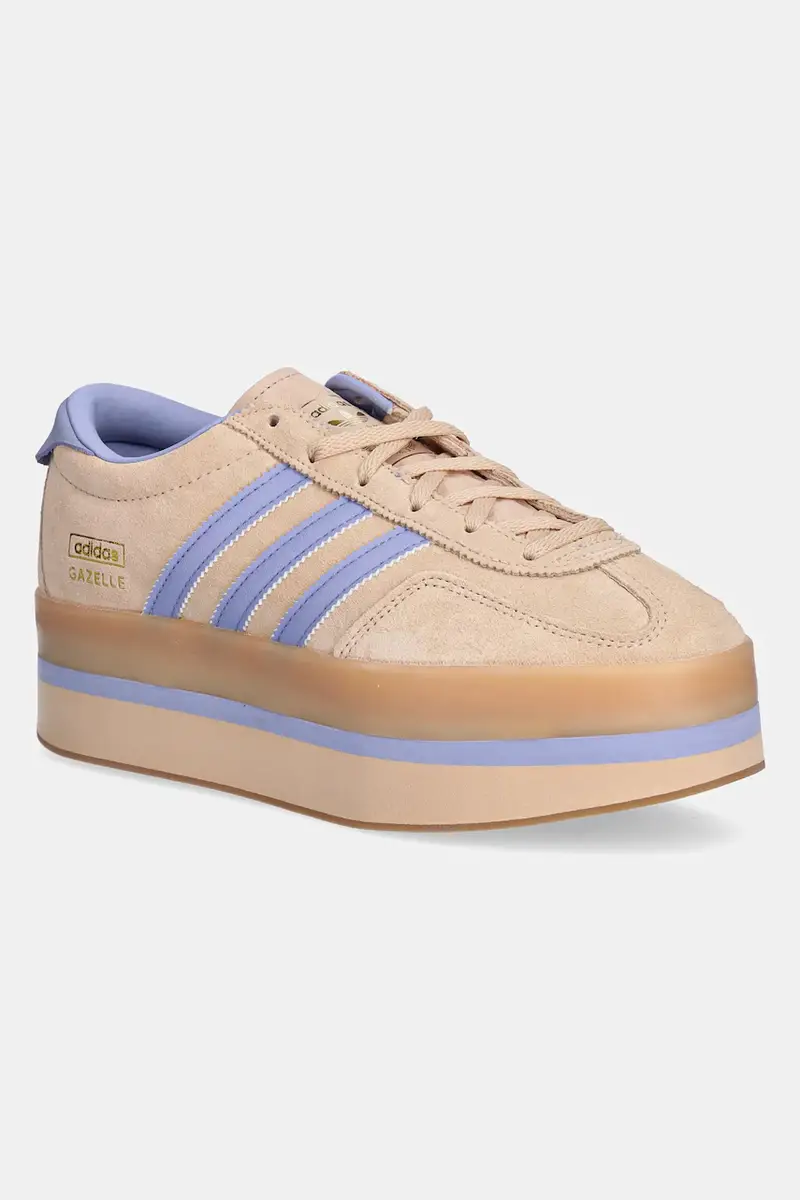 sneakers Gazelle Stack W donna colore beige JS3927