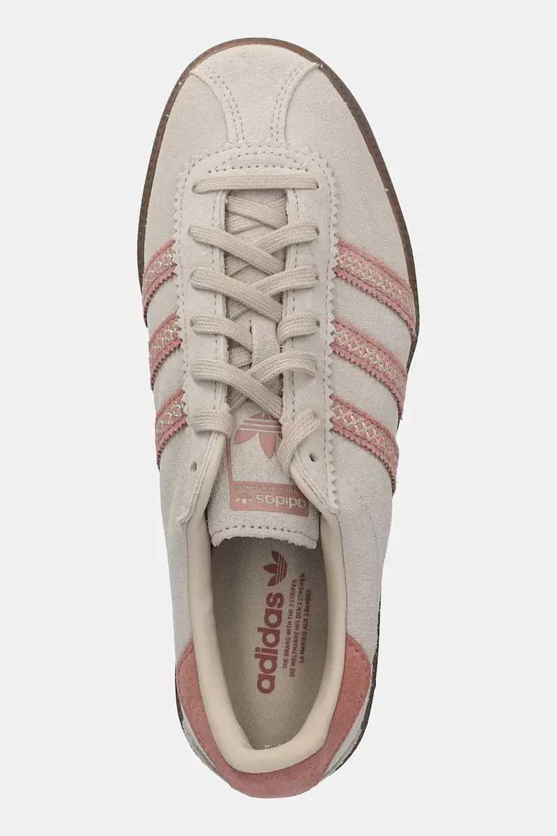 sneakers in camoscio BRMD donna colore beige JS3967 miniatura 4