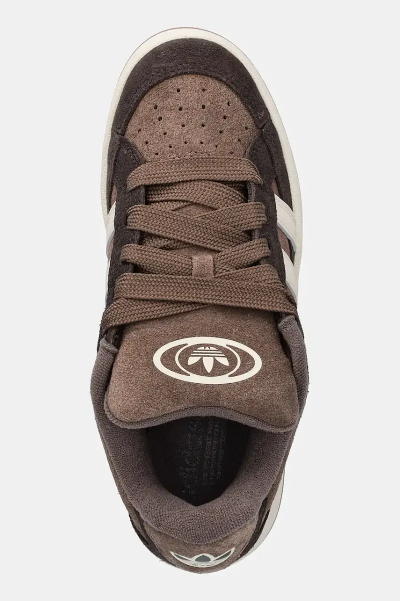 sneakers in camoscio Campus 00S Beta colore marrone JQ8367 miniatura 4