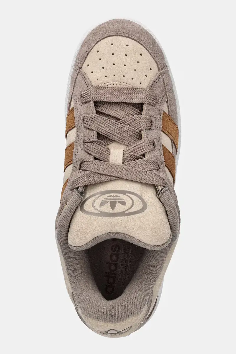 sneakers in camoscio Campus 00S Beta uomo colore beige JI3160 miniatura 4