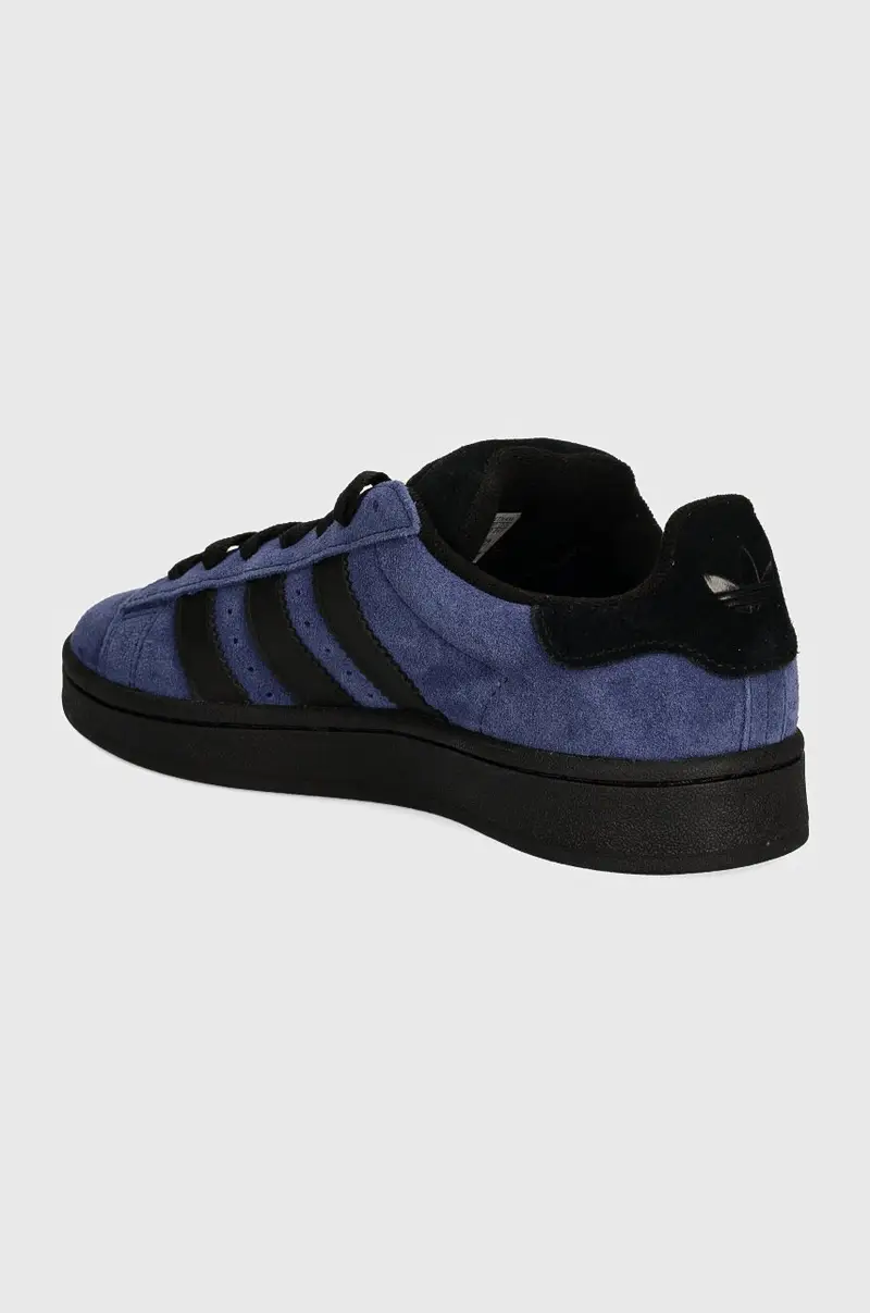 sneakers in camoscio Campus 00s colore blu navy JH8997 miniatura 3