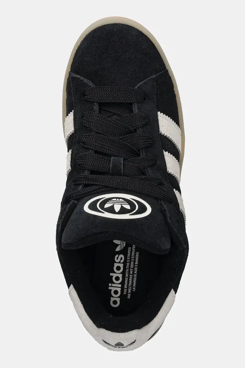 sneakers in camoscio Campus 00S colore nero JQ8354 miniatura 4