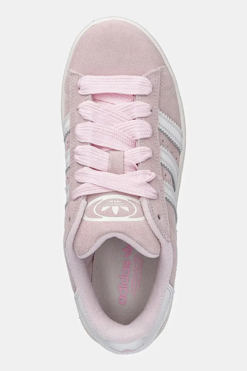 sneakers in camoscio Campus 00S colore rosa JQ5751 miniatura 4