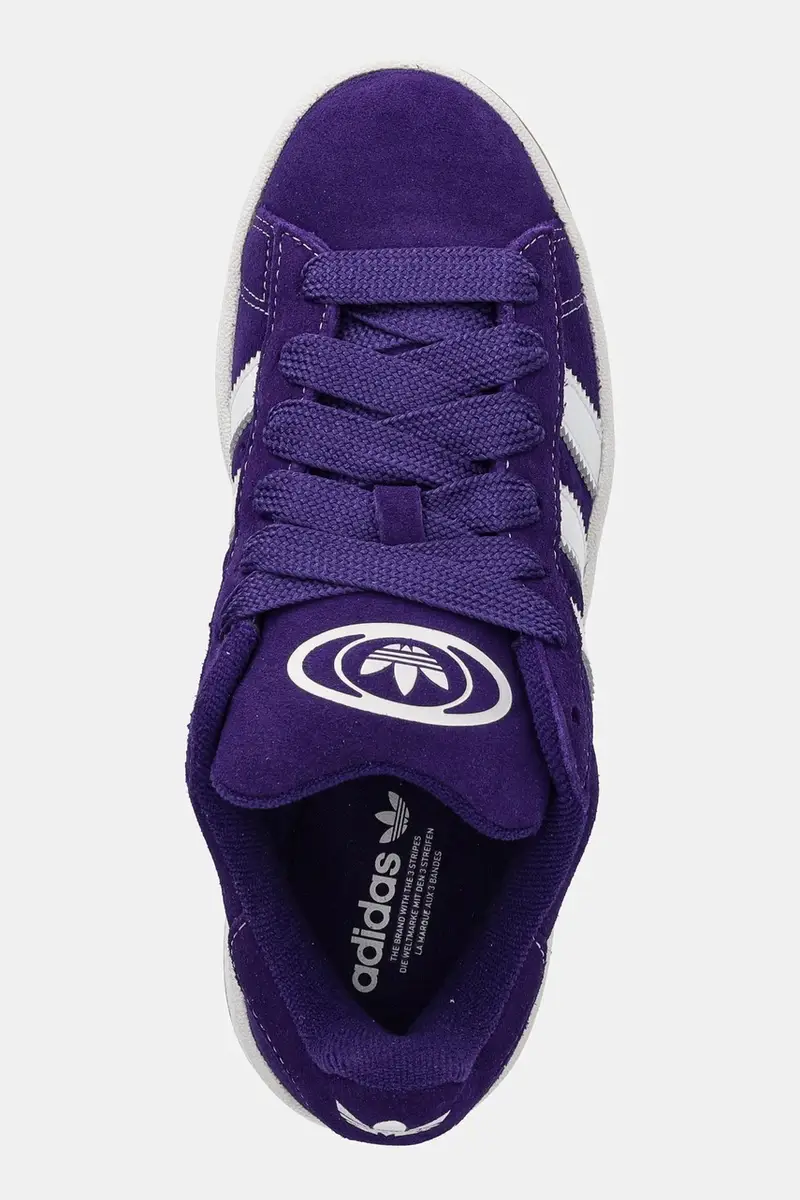 sneakers in camoscio Campus 00s colore violetto JH7284 miniatura 4