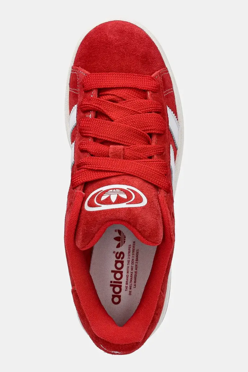 sneakers in camoscio Campus 00S Rosso miniatura 5