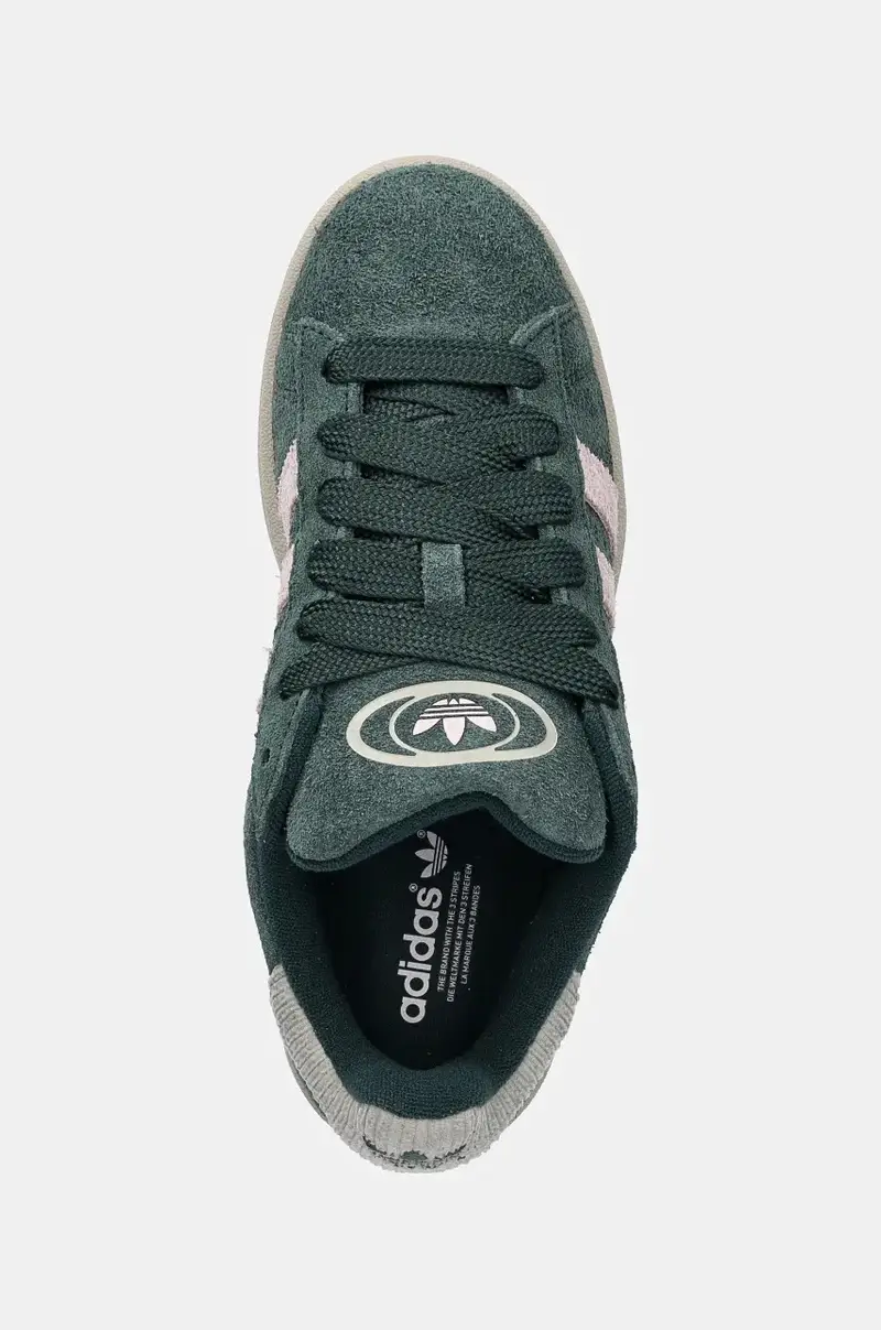 sneakers in camoscio Campus 00s W colore verde IG2121 miniatura 4