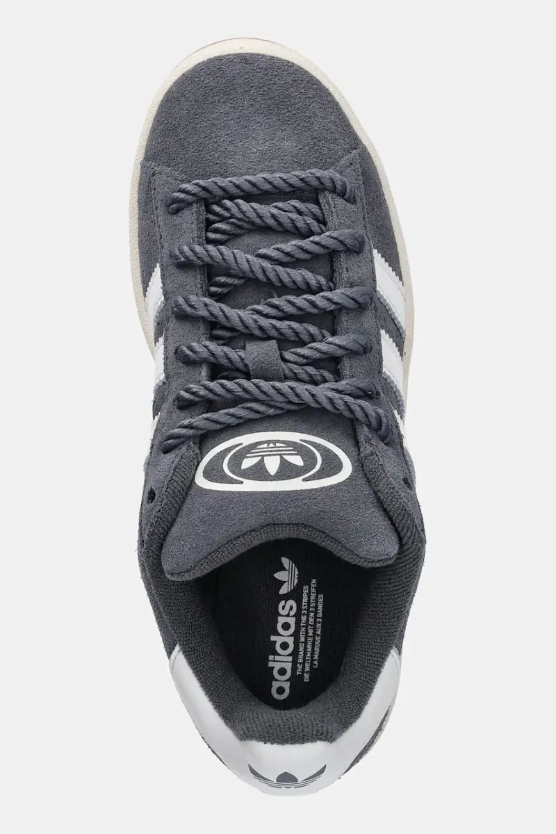 sneakers in camoscio Campus 00S W donna colore grigio JP6192 miniatura 4