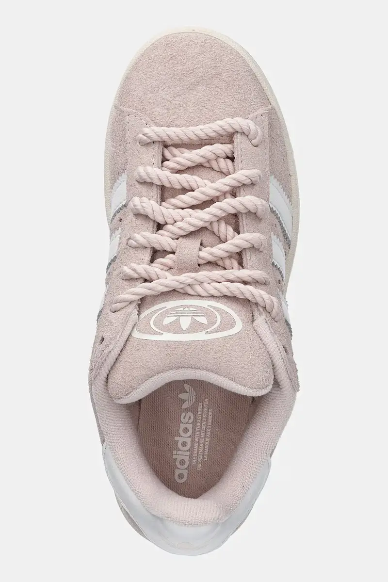 sneakers in camoscio Campus 00S W donna colore rosa JP6193 miniatura 4