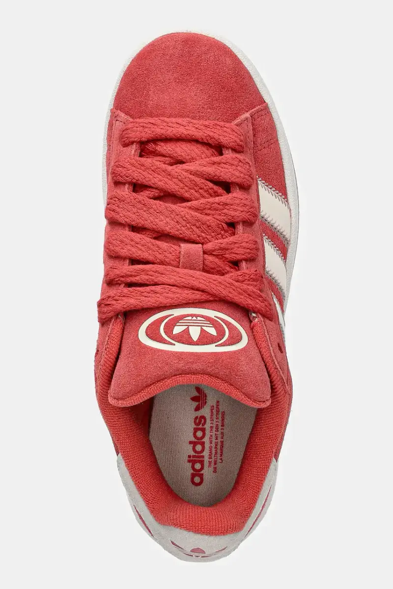 sneakers in camoscio Campus 00S W donna colore rosso JQ5805 miniatura 4