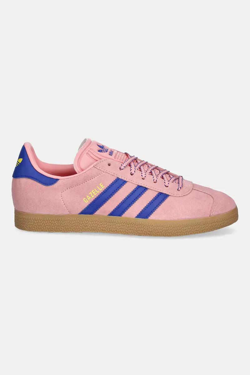 sneakers in camoscio Gazelle colore rosa JH7213 miniatura 2