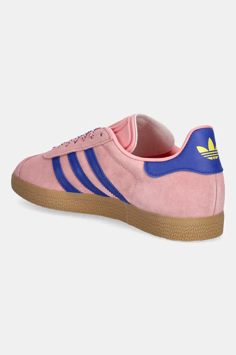 sneakers in camoscio Gazelle colore rosa JH7213 miniatura 3